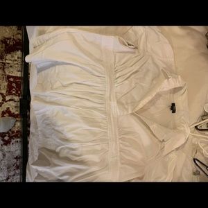 White short sleeve blouse